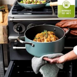 GreenPan Mayflower Pannenset - 5-delig + 5 Accessoires - Lichtblauw - Inductie - PFAS-vrij -Keuken Pot Winkel 1200x1200 725