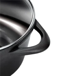 Smile 10 Delige Pannenset - Antiaanbaklaag - Vaatwasser Bestendig - Zwart -Keuken Pot Winkel 1200x1200 794