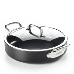 GreenPan Barcelona Infinity Pro Hapjespan Met Deksel 30cm - Zwart - Inductie - PFAS-vrij 25 GreenPan Barcelona Infinity Pro Hapjespan Met Deksel 30cm - Zwart - Inductie - PFAS-vrij -Keuken Pot Winkel 1200x1200 849