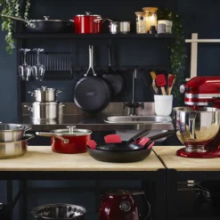 KitchenAid Stainless Steel Hapjespan Met Glazen Deksel ø28cm - RVS - Inductie - Anti-aanbak -Keuken Pot Winkel 1200x1200 863