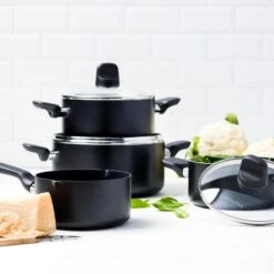 GreenPan Memphis Pannenset - 4-delig - Zwart - Inductie - PFAS-vrij -Keuken Pot Winkel 1200x1200 89