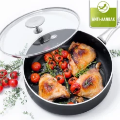 GreenPan Brussels Hapjespan Met Deksel - Ø24 Cm - Keramisch - Inductie -Keuken Pot Winkel 1200x1200 898