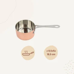 Orange85 Sauspan - Koper - 5x8,5cm - Staal -Keuken Pot Winkel 1200x1200 946