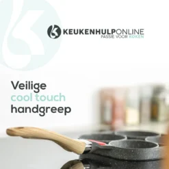 Culistar Pannenkoekenpan Inductie - Pancake Pan - Omeletpan - Omeletmaker - Eierpan - Inclusief Receptenboekje -Keuken Pot Winkel 1200x1200 994
