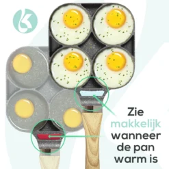 Culistar Pannenkoekenpan Inductie - Pancake Pan - Omeletpan - Omeletmaker - Eierpan - Inclusief Receptenboekje -Keuken Pot Winkel 1200x1200 995