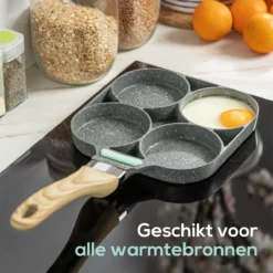 Culistar Pannenkoekenpan Inductie - Pancake Pan - Omeletpan - Omeletmaker - Eierpan - Inclusief Receptenboekje -Keuken Pot Winkel 1200x1200 996