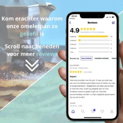 Culistar Pannenkoekenpan Inductie - Pancake Pan - Omeletpan - Omeletmaker - Eierpan - Inclusief Receptenboekje -Keuken Pot Winkel 1200x1200 997