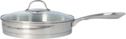 4goodz Dubbelwandige RVS Hapjespan Met Deksel 28 Cm - Zilver -Keuken Pot Winkel 1200x374