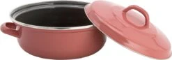 Lite-Body - Magnus Braadpan 24cm/2,5l Met Deksel - Emaille - Oud Roze - Inductie -Keuken Pot Winkel 1200x416 1