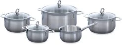 BK Excellent Pannenset - 5-delig - RVS - Inductie 27 BK Excellent Pannenset - 5-delig - RVS - Inductie -Keuken Pot Winkel 1200x447