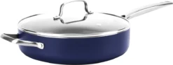 Blue Diamond – Sauteerpan Inclusief Deksel – Hapjespan – 28 Cm - Coating Met Diamant - Blauw -Keuken Pot Winkel 1200x455 1