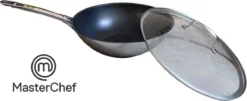 MasterChef / Jumbo - Wokpan - Met Glazen Deksel - 28 Cm - Inductie 6 MasterChef / Jumbo - Wokpan - Met Glazen Deksel - 28 Cm - Inductie -Keuken Pot Winkel 1200x489 1