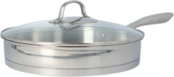 4goodz Dubbelwandige RVS Hapjespan Met Deksel 28 Cm - Zilver -Keuken Pot Winkel 1200x536 1