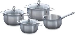 BK Excellent Pannenset - 4-delig - RVS - Inductie 27 BK Excellent Pannenset - 4-delig - RVS - Inductie -Keuken Pot Winkel 1200x560