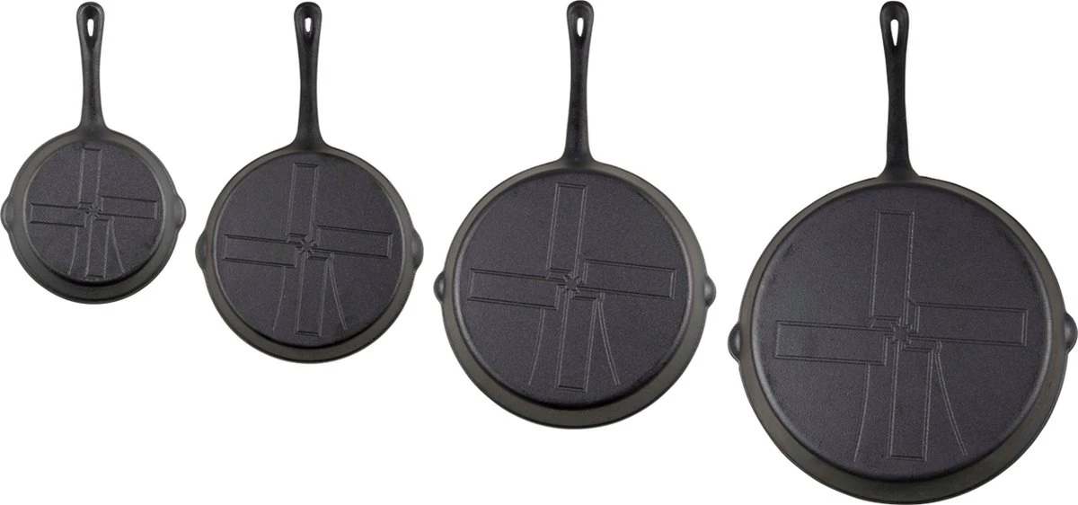 The Windmill Koekenpan Skillet Maxi 26 Cm Gietijzer Zwart 8 The Windmill Koekenpan Skillet Maxi 26 Cm Gietijzer Zwart - Afbeelding 8