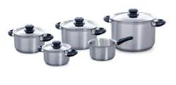 BK Karaat+ Pannenset - 5-delig - RVS – Geschikt Voor Alle Warmtebronnen -Keuken Pot Winkel 1200x579