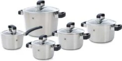BK Conical Cool Pannenset - 5-delig - RVS - Geschikt Voor Alle Warmtebronnen 31 BK Conical Cool Pannenset - 5-delig - RVS - Geschikt Voor Alle Warmtebronnen -Keuken Pot Winkel 1200x608 1