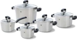 BK Conical Cool Glas Pannenset - 5-delig - Glazen Deksels - Geschikt Voor Alle Warmtebronnen -Keuken Pot Winkel 1200x620 2