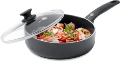 GreenPan Cambridge Hapjespan Met Deksel 24cm - Zwart - Inductie - PFAS-vrij 24 GreenPan Cambridge Hapjespan Met Deksel 24cm - Zwart - Inductie - PFAS-vrij -Keuken Pot Winkel 1200x629 5