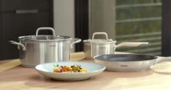 Tefal Virtuoso Pannenset 4-delig - Kookpan Ø 16/20/24 Cm + Steelpan Ø 16 Cm -Keuken Pot Winkel 1200x633