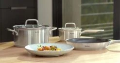 Tefal Virtuoso Pannenset 5 Delig - Hoge Kookpan Ø 22 Cm + Steelpan Ø 16 Cm + Kookpannen Ø 18/20/24 Cm -Keuken Pot Winkel 1200x634