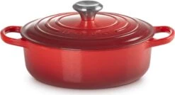 Le Creuset - Gietijzeren - Lage Braadpan - 24cm - Kersenrood 34 Le Creuset - Gietijzeren - Lage Braadpan - 24cm - Kersenrood -Keuken Pot Winkel 1200x653 2