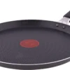Tefal Simply Clean Pannenkoekenpan - Crêpe Pan Non-stick Coating - Pancake Pan - Titanium - Ø25 Cm - Zwart