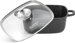 Edënbërg Stonetec Line - 8-delige Luxe Pannenset Van Gesmeed Aluminium - Zwart 8 Edënbërg Stonetec Line - 8-delige Luxe Pannenset Van Gesmeed Aluminium - Zwart -Keuken Pot Winkel 1200x694