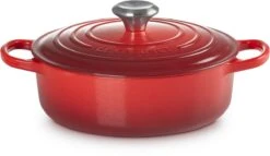 Le Creuset - Gietijzeren - Lage Braadpan - 24cm - Kersenrood 25 Le Creuset - Gietijzeren - Lage Braadpan - 24cm - Kersenrood -Keuken Pot Winkel 1200x695 5