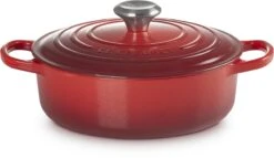 Le Creuset - Gietijzeren - Lage Braadpan - 24cm - Kersenrood 29 Le Creuset - Gietijzeren - Lage Braadpan - 24cm - Kersenrood -Keuken Pot Winkel 1200x695 6