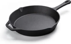 Koock Amsterdam® Skillet Gietijzer - Koekenpan - Geschikt Voor Alle Warmtebronnen Incl. BBQ En Inductie