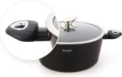 Edënbërg Black Line - 15-delige Luxe Pannenset Van Gesmeed Aluminium -Keuken Pot Winkel 1200x753