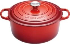 Le Creuset Signature Braadpan - 4,2 L - 24 Cm - Kersenrood -Keuken Pot Winkel 1200x753 8