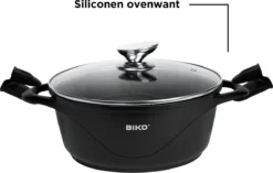 BIKO - Smile Pannen 8 Delige Pannenset - Braadpan - Zwart -Keuken Pot Winkel 1200x763 1