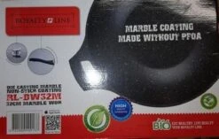 Royalty Line Marble Coating Wok - Met Glazen Deksel - Zwart - 30 Cm -Keuken Pot Winkel 1200x763 2