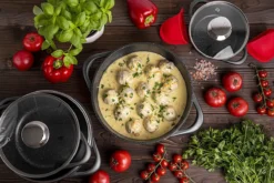 Smile 10-Delige Pannenset - Anti Aanbaklaag - Vaatwasser Bestendig - Zwart - MGK-17 -Keuken Pot Winkel 1200x800 144