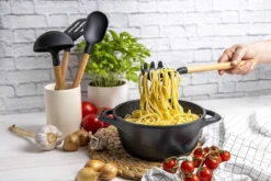 Smile 10-Delige Pannenset - Anti Aanbaklaag - Vaatwasser Bestendig - Zwart - MGK-17 -Keuken Pot Winkel 1200x800 146