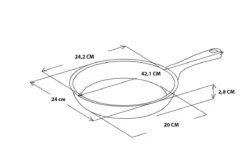 GreenPan Essentials Pannenkoekenpan 24cm - Zwart - Inductie - PFAS-vrij 14 GreenPan Essentials Pannenkoekenpan 24cm - Zwart - Inductie - PFAS-vrij -Keuken Pot Winkel 1200x800 189