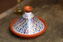 CRAFLAIR ~ Tajine ~ Ø 30 Cm ~ Geschikt Voor Inductie - Adapter ~ Handgemaakt ~ Geglazuurd Keramiek -Keuken Pot Winkel 1200x800 214