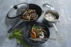 Sola Wokpan Fair Cooking - Ø 30 Cm - Zwart/wit - Aluminium - Antiaanbaklaag -Keuken Pot Winkel 1200x800 48