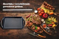 Kicinn Grillplaat - Gietijzer - Geëmailleerd - Incl. Accessoires - Ø 33 X 21.8 Cm (LxB) -Keuken Pot Winkel 1200x801 10