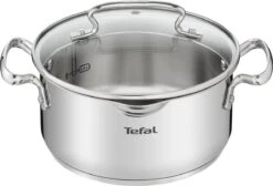 Tefal Duetto+ Pannenset -10 Delig- 5 Pannen - Kookpannenset - Zilver - Afdruipdeksels 17 Tefal Duetto+ Pannenset -10 Delig- 5 Pannen - Kookpannenset - Zilver - Afdruipdeksels -Keuken Pot Winkel 1200x816