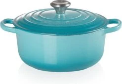 Le Creuset Braadpan Signature Caribbean Blue - ø 20 Cm / 2.4 Liter -Keuken Pot Winkel 1200x825 8