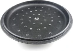Gietijzeren Braadpan - 28 Cm - Pure Gietijzer - Niet Geëmailleerd - Geschikt Voor Inductie - Stoofpan Met Deksel - Sudderpan - Zwart -Keuken Pot Winkel 1200x831 4