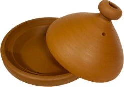 Marokkaanse Authentieke Handgemaakte Aardewerk Tajine Naturel 33 Cm - Ongeglazuurd En Loodvrij -Keuken Pot Winkel 1200x845 6