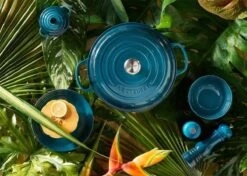 Le Creuset Braadpan Campagnard Signature Deep Teal - ø 30 Cm / 3.5 Liter -Keuken Pot Winkel 1200x853 4
