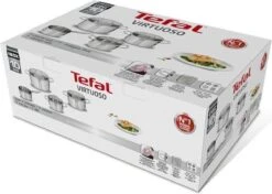 Tefal Virtuoso Pannenset 5 Delig - Hoge Kookpan Ø 22 Cm + Steelpan Ø 16 Cm + Kookpannen Ø 18/20/24 Cm -Keuken Pot Winkel 1200x857
