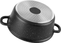 Cheffinger Steelpan Set 6-delig - 20-24-28cm - Zwart -Keuken Pot Winkel 1200x860