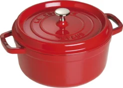 Staub - Ronde Cocotte 24 Cm - Kers -Keuken Pot Winkel 1200x862 3