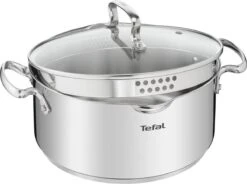 Tefal Duetto+ Pannenset -10 Delig- 5 Pannen - Kookpannenset - Zilver - Afdruipdeksels 16 Tefal Duetto+ Pannenset -10 Delig- 5 Pannen - Kookpannenset - Zilver - Afdruipdeksels -Keuken Pot Winkel 1200x893